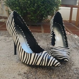 Zebra heels